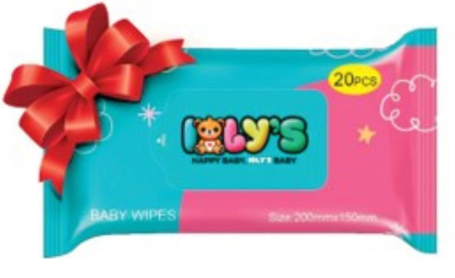 Ioly’s Baby Wipes – 20 ct | Alcohol-Free, Aloe & Water-Based Wipes for Sensitive Skin
