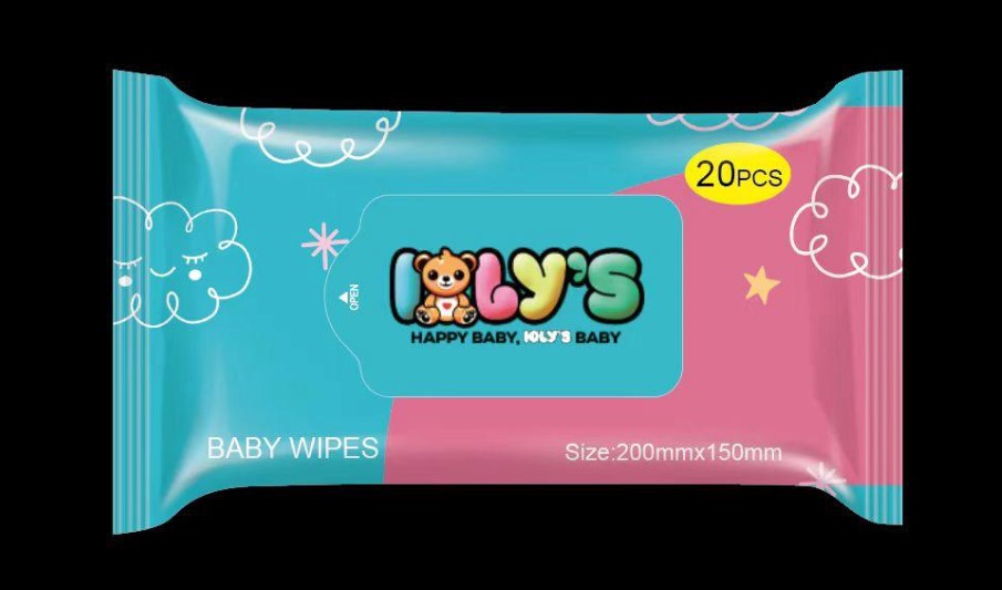 Ioly’s Baby Wipes – 20 ct | Alcohol-Free, Aloe & Water-Based Wipes for Sensitive Skin